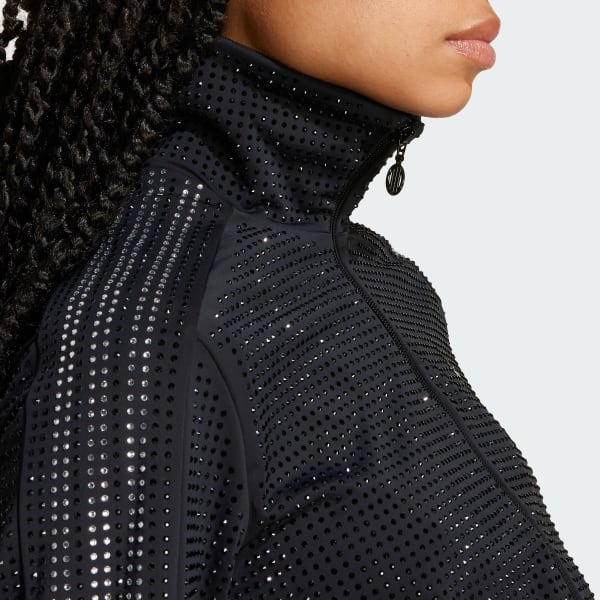 アディダス☆レディース☆Atlanta Print Rhinestone Track Top adidas Atlanta Print Rhinestone Track Top - Black | Free