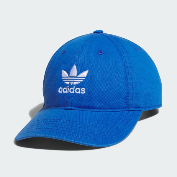 adidas Relaxed Strap-Back Hat - Blue | Free Shipping with adiClub