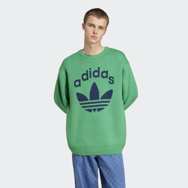 adidas Originals 70s Crewneck Sweater Green adidas Thailand