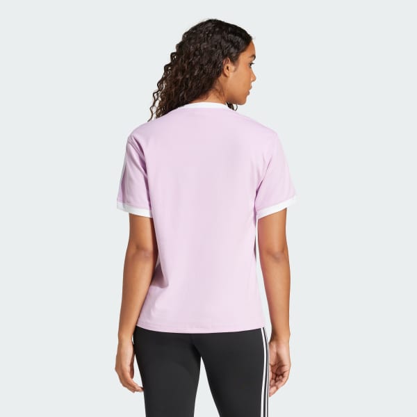 adidas 3-Stripes Tee - Purple | Free Shipping with adiClub