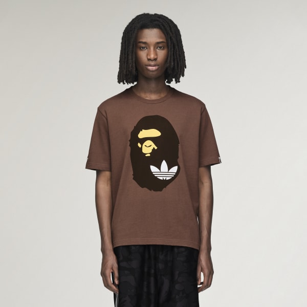 アディダス SSL BAPE Tシャツ - ブラウン | アディダス ジャパン