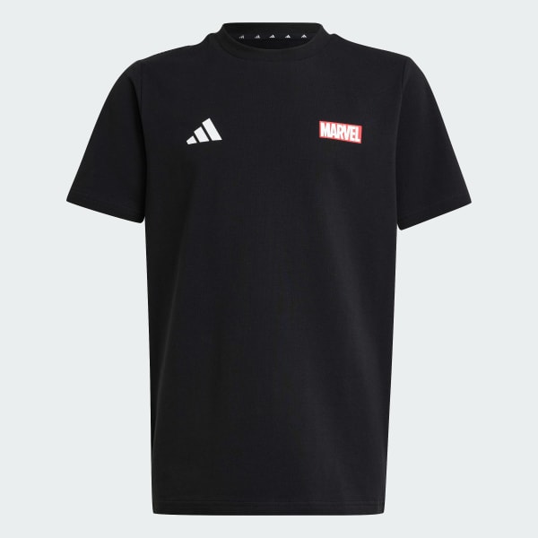 Hitam T-SHIRT GRAFIS SUPERHEROES ADIDAS MARVEL