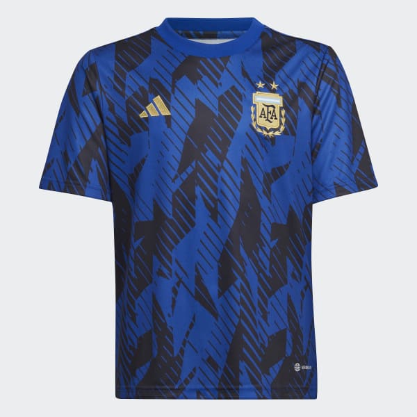 Blau Argentinien Pre-Match Shirt MLT08