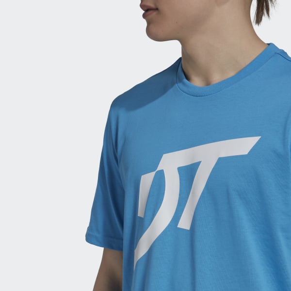 Blu T-shirt Thiem Logo Graphic EVI99