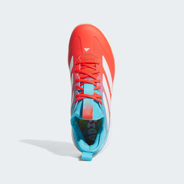 Bleu Chaussure à crampons Adizero Impact TPU Candy Cleats