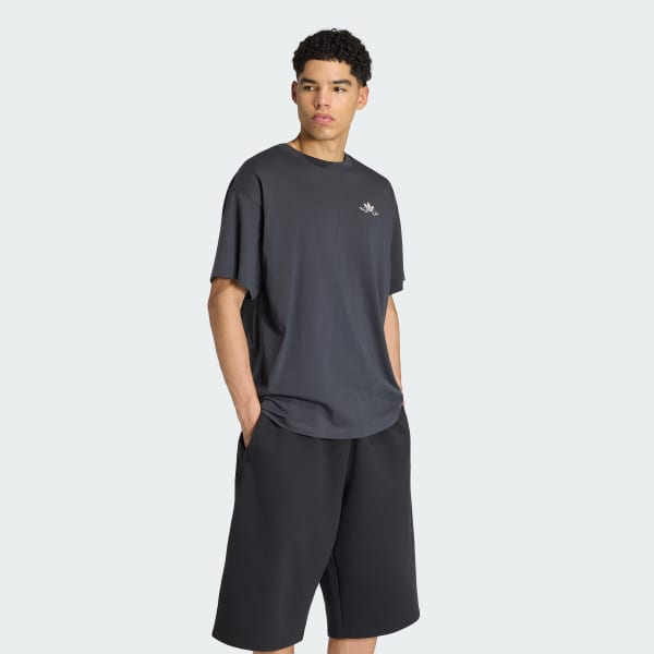 Grey Japanese Forg Graphic T-shirt