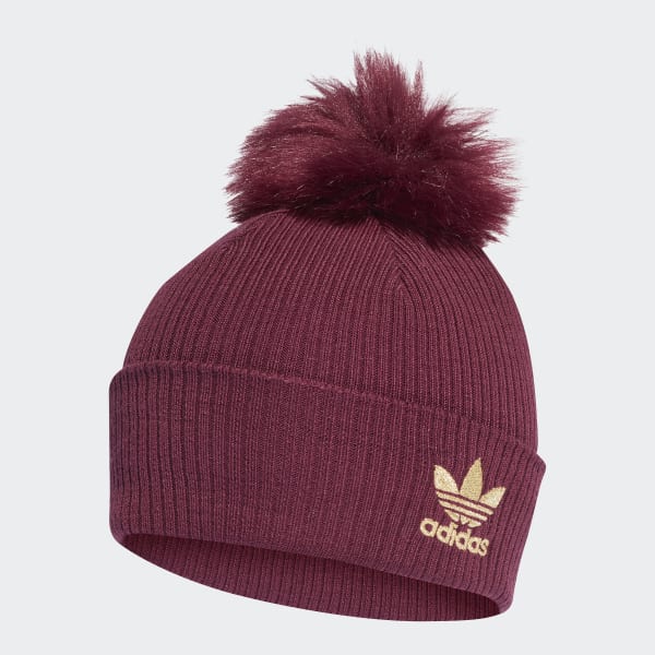 Fur Beanie - Burgundy | Women's Lifestyle | adidas US