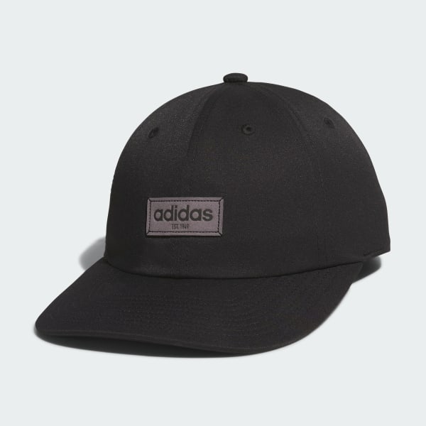 Black Court Relaxed Strapback Hat