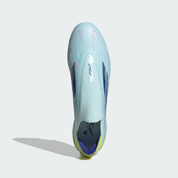F50 ホワイト/レッド スパイクシューズ 紐なし FG アディダス F50 ELITE FG / 天然芝用 - ホワイト | アディダス