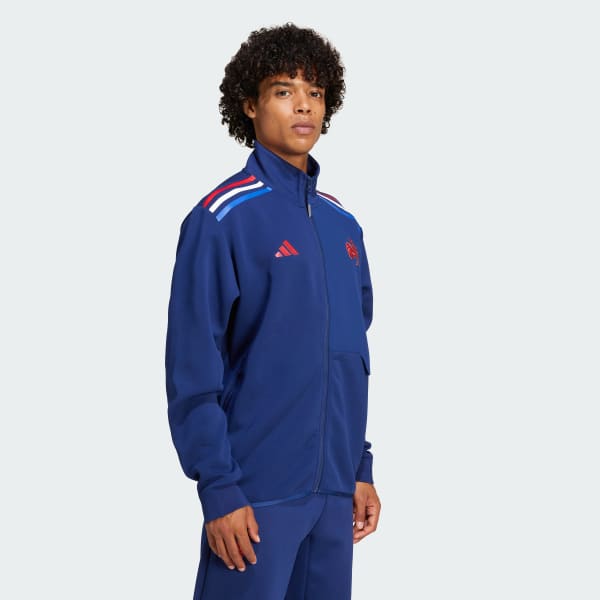 Blue France Rugby Anthem Jacket