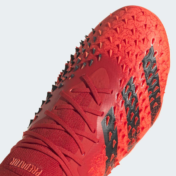 Rojo Calzado de Fútbol Predator Freak.1 Terreno Firme KZO03