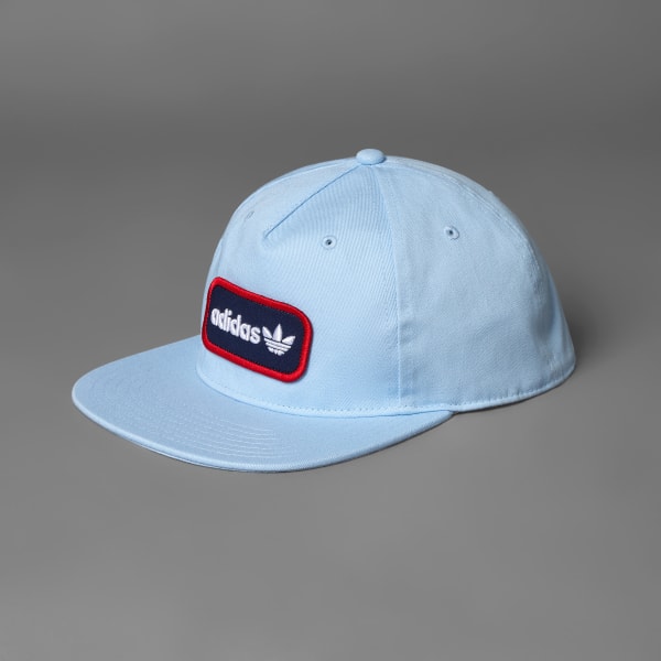 ブルー 【オリジナルスゴルフ】パッチ フラットビル キャップ