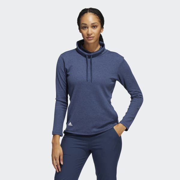 Bla Mélange High Mock Pullover U5308