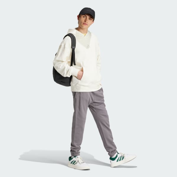 White ALL SZN French Terry Hoodie