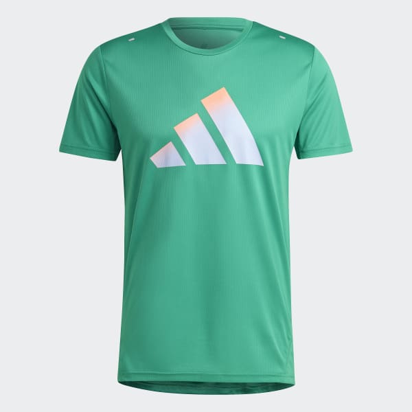 Green Run Icons 3 Bar Logo T-Shirt