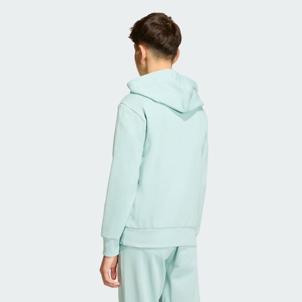 Groen adidas Slogan Fleece Hoodie