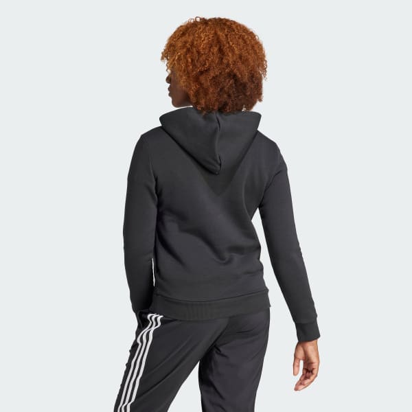cierna Mikina s kapucňou LOUNGEWEAR Essentials Logo Fleece