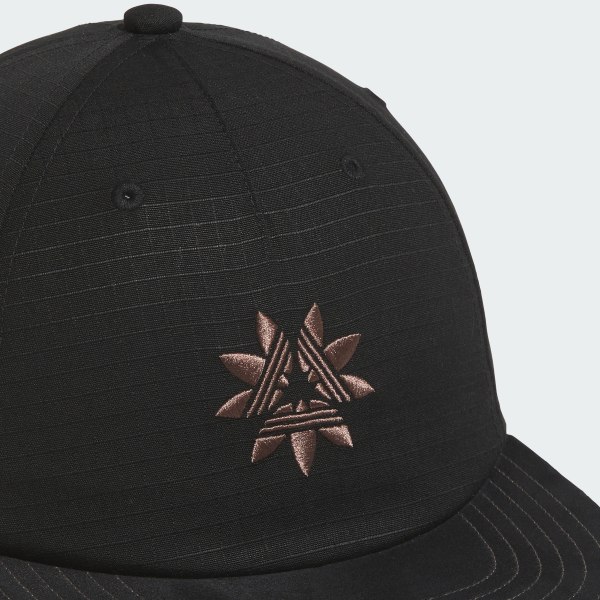 Black SKATEBOARDING PINWHEEL FIVE PANEL HAT