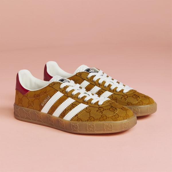 Bruin adidas x Gucci Gazelle Schoenen voor Dames LYX85