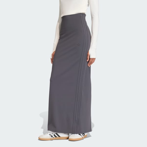 สีดำ MAXI SKIRT