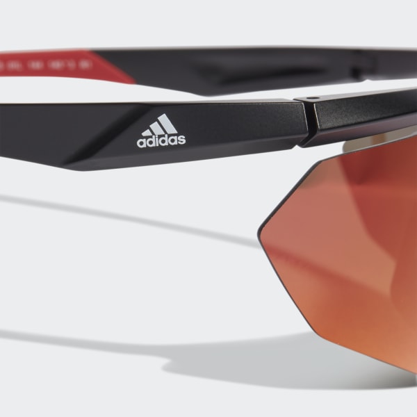 Schwarz Sport Sonnenbrille SP0015