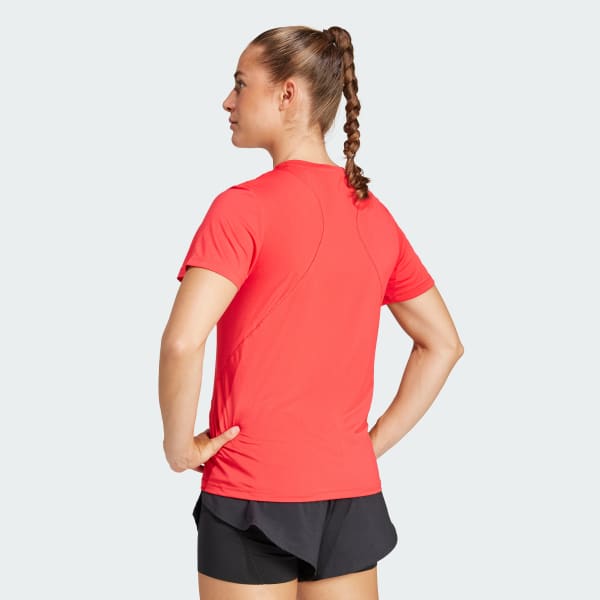 Red Designed for Training Tee