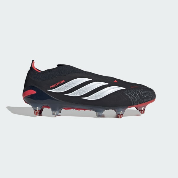 Svart PREDATOR ELITE Laceless Soft Ground Fotballsko