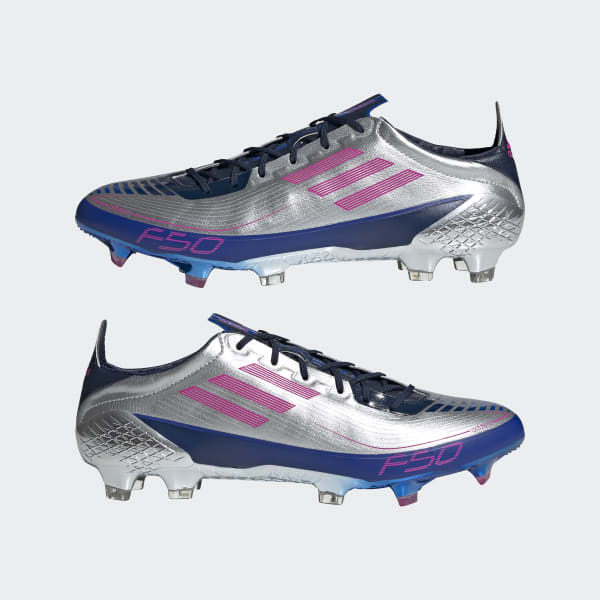 adidas F50 Ghosted UCL Firm Ground Soccer Cleats - Silver | Men's