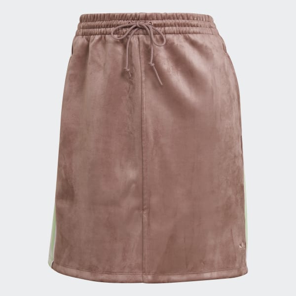 Purple Suede Miniskirt CC419