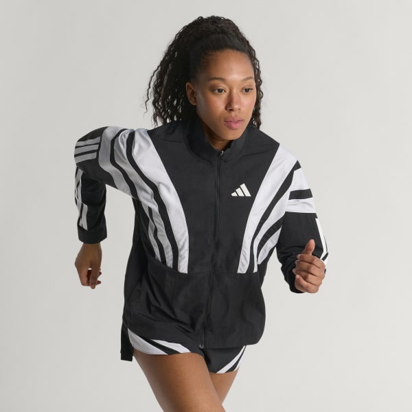 【あすつく】 Jacket Running Archive Adizero adidas - Free | Black トップス