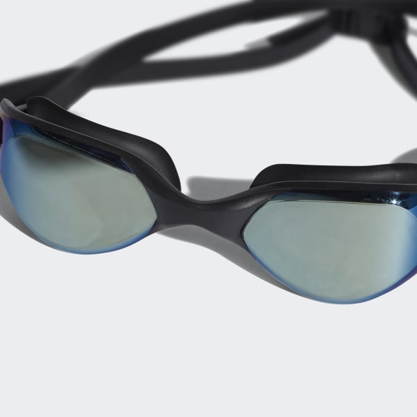 Black persistar comfort mirrored swim goggle