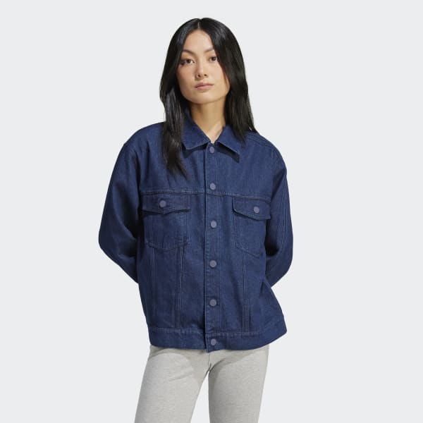 Adidas denim jacket danielle discount