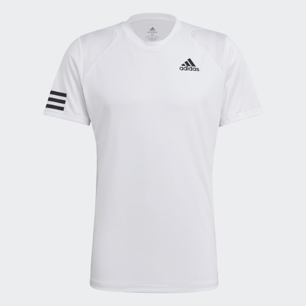 blanc T-shirt Club Tennis 3-Stripes