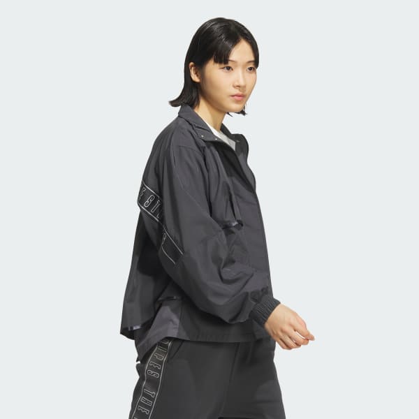 グレー ワーディング ルーズフィット ウーブン ジャケット