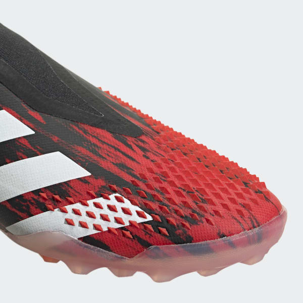 adidas predator black and red astro turf
