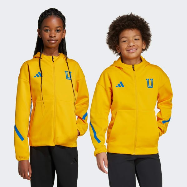 Amarillo Chamarra de Himno Niños Z.N.E Tigres UANL