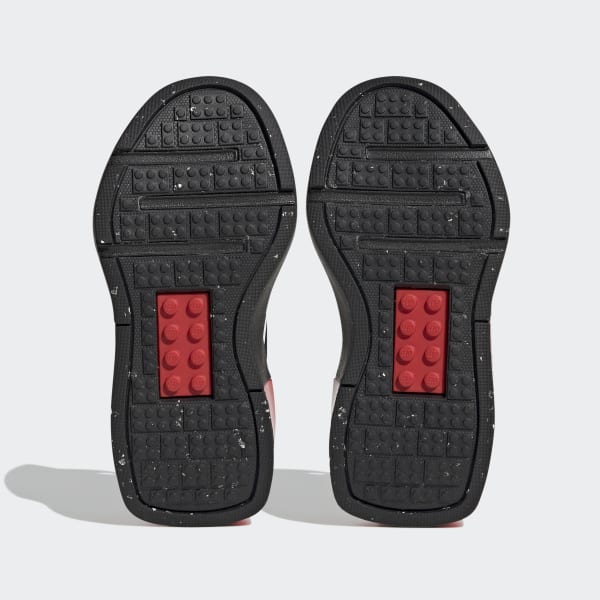 Zwart adidas x LEGO® Tech RNR Schoenen met Elastische Veters en Klittenband
