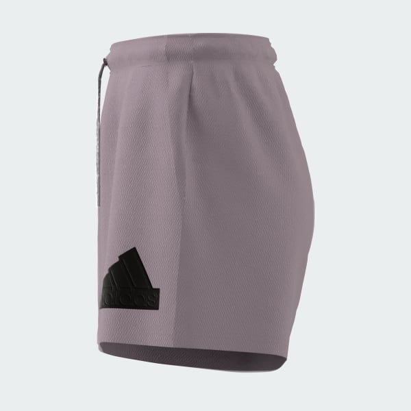 Purple Future Icons Badge of Sport Shorts