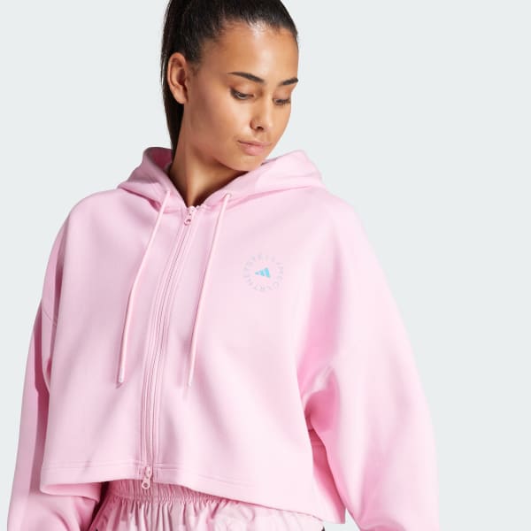 Adidas women's post sales game cropped hoodie