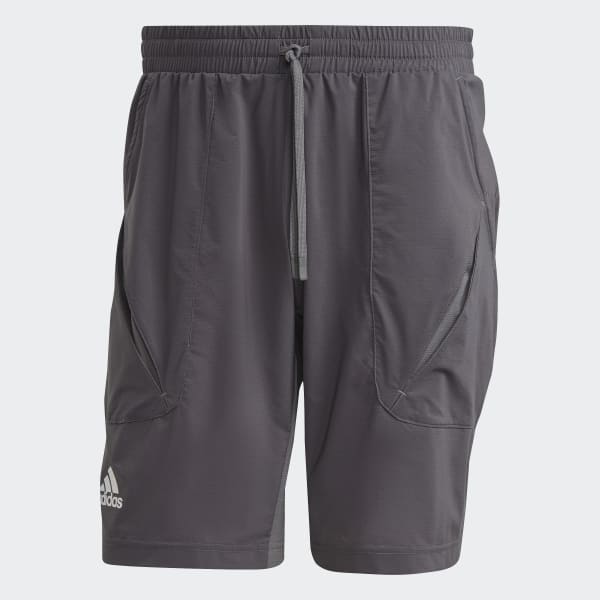 Grey Tennis New York Ergo Shorts MKO91