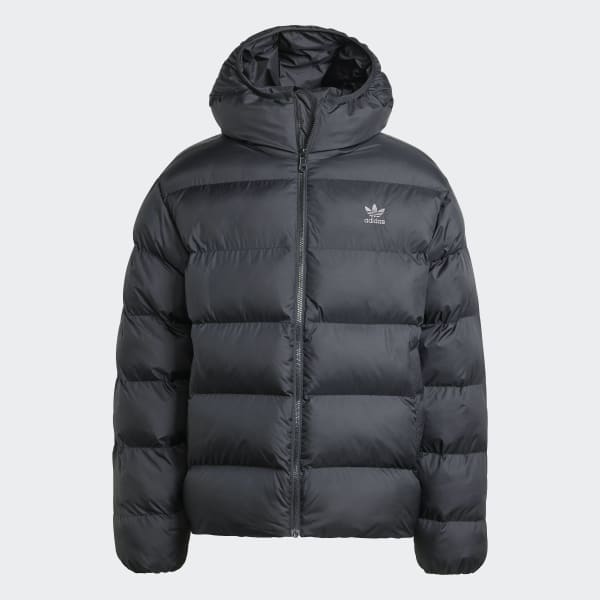 Adidas coat black hotsell