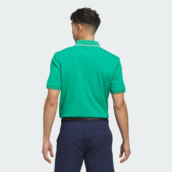 Verde Playera Polo Originals TWISTKNIT Trifolio con Abertura en el Pecho