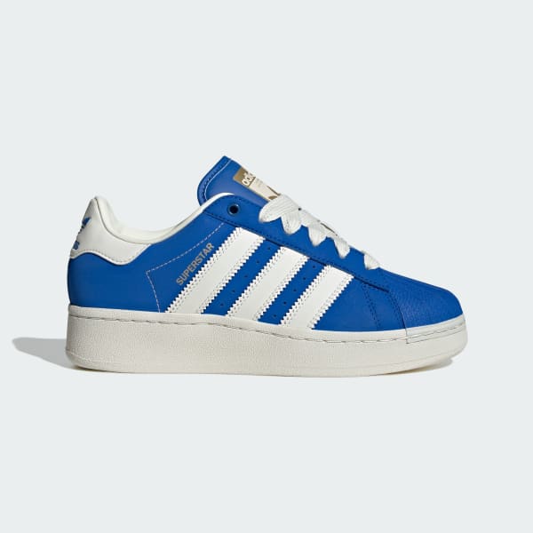 Superstar azules y blancas on sale