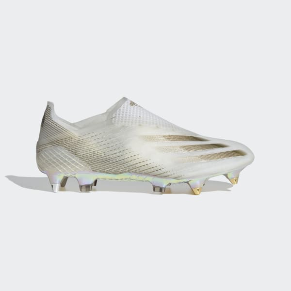 Botas de fútbol X Ghosted+ para césped húmedo blancas para hombre | adidas España