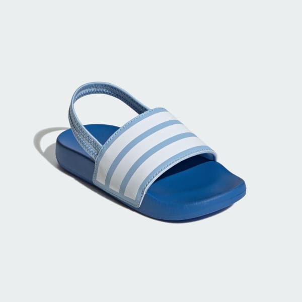 Blue Adilette Estrap Slides Kids