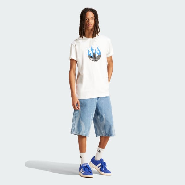 Adidas jeans shorts online