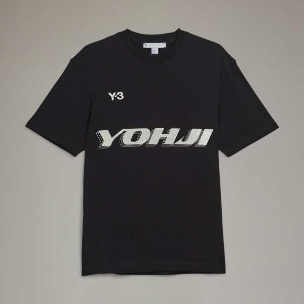 Noir T-shirt à manches courtes Y-3 EAW45