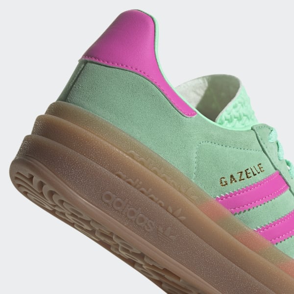 Mint green adidas gazelle on sale
