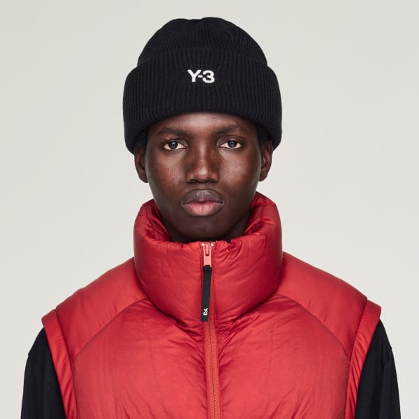 Zwart Y-3 Classic Knitted Beanie