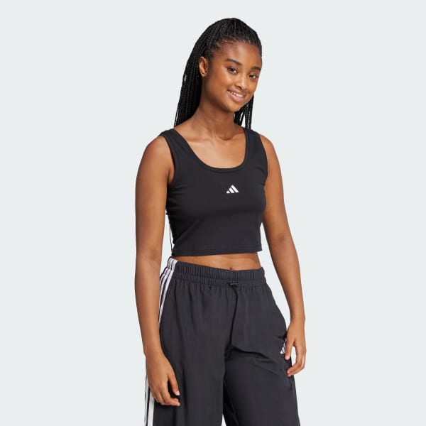 Nero Canotta Essentials Small Logo Cotton Lifestyle